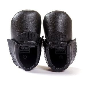 Baby Boy Girl Pre-Walker Leather Tassel Fringe Moc